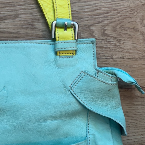 Mint Shoulder bag 100% leather - Picture 3 of 4